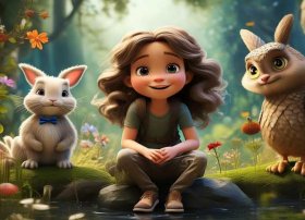 4岁女儿童故事；4岁小女孩故事