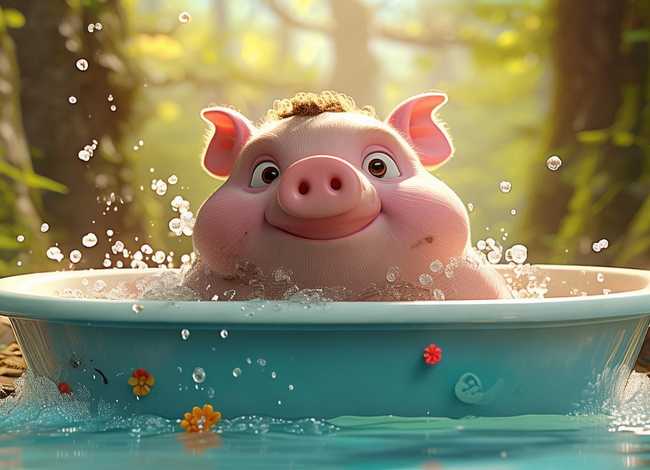 小猪不爱洗澡故事绘本;小猪不爱洗澡的故事绘本 小猪不爱洗澡故事绘本;小猪不爱洗澡的故事绘本