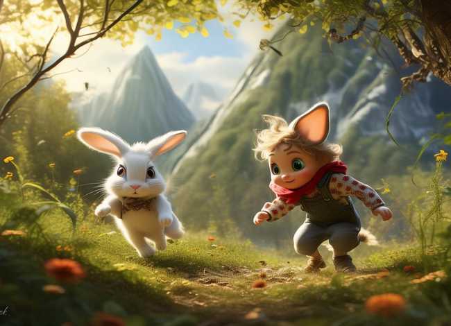 儿童版逃家小兔绘本故事完整版，逃家小兔故事绘本文字版