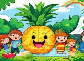 关于菠萝的儿童故事 - 关于菠萝的儿歌童谣