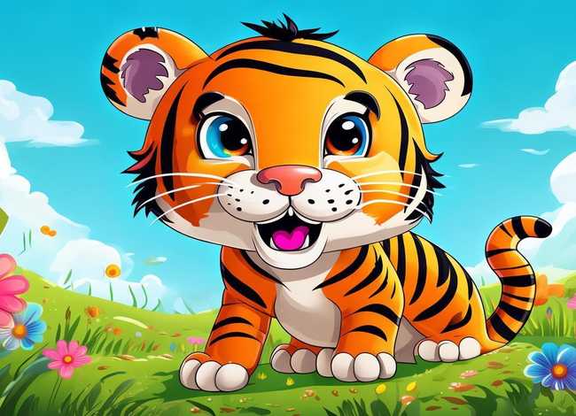 老虎儿童画 - 老虎儿童画图片大全 老虎儿童画 - 老虎儿童画图片大全