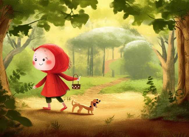 儿童故事小红帽简短，小红帽幼儿故事简短