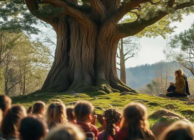 大树的儿童故事视频、大树小树的故事视频