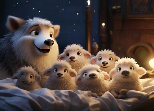 七只小羊和狼的睡前故事带声音、七只小羊和狼的睡前故事带声音播放