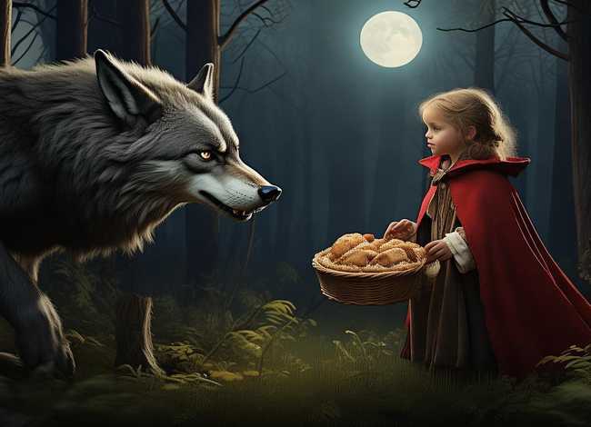 大灰狼和小红帽的故事完整 - 大灰狼和小红帽的故事完整版