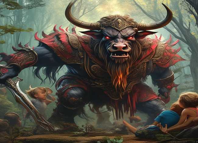 儿童牛魔王的故事完整版、牛魔王的经典故事