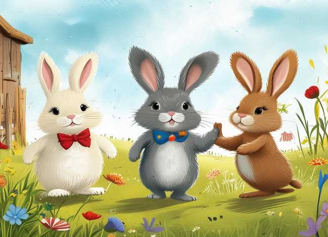 三只小兔儿童故事完整版，三只小兔的故事在线听