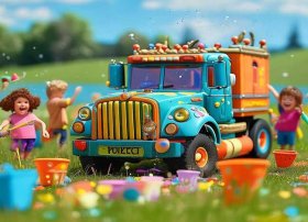 大卡车的故事儿童故事，卡车的故事幼儿故事