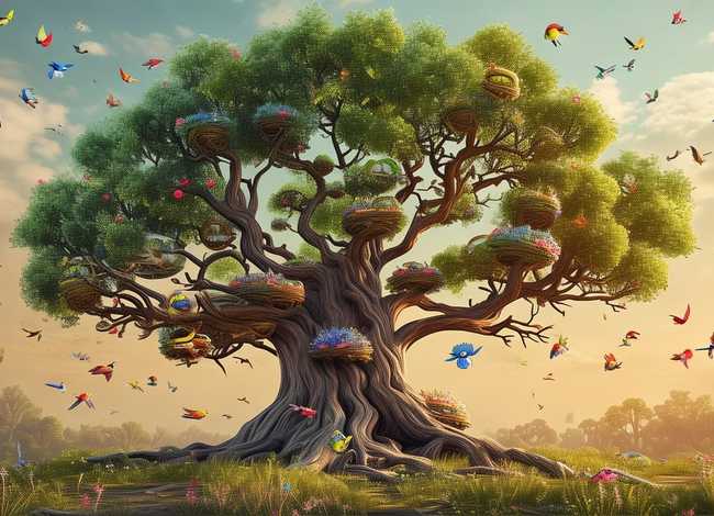 儿童故事鸟树为什么称作鸟树、鸟儿为什么把大树当成家 儿童故事鸟树为什么称作鸟树、鸟儿为什么把大树当成家