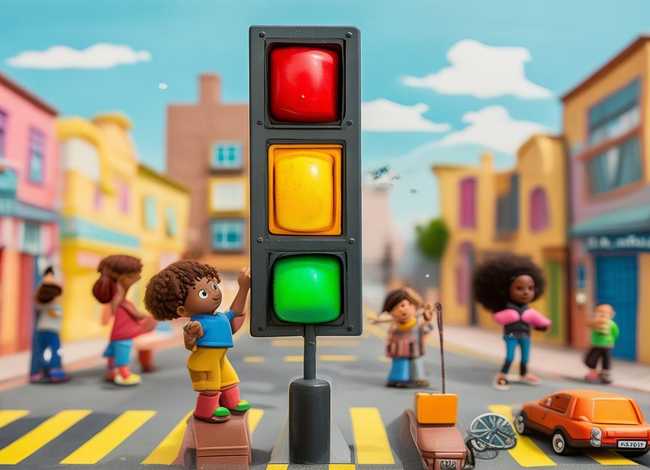 儿童红绿灯故事书；幼儿红绿灯绘本故事读后感