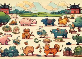 十二生肖的故事简单点的，十二生肖的故事简单点的画