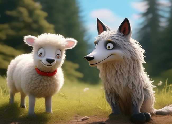 儿童故事羊和狼、幼儿故事狼和羊