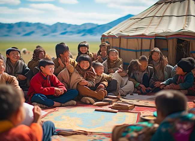 儿童蒙古故事绘本，蒙古族绘本故事