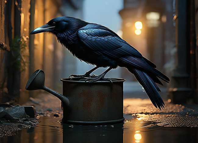 乌鸦喝水的故事细思极恐 - 乌鸦喝水的故事细思极恐的细节