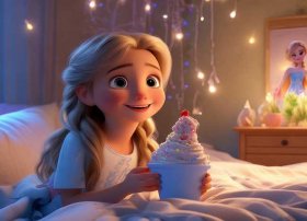 儿童睡前故事冰雪奇缘冰淇淋 - 冰雪奇缘睡前故事在线中文