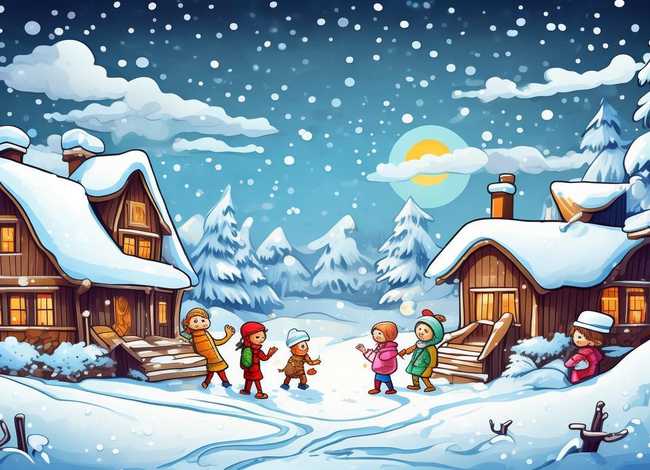 关于大雪的绘本故事 关于大雪的绘本故事图片 关于大雪的绘本故事 关于大雪的绘本故事图片