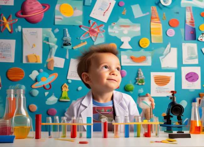 儿童版的故事ppt，科学家的故事儿童版ppt