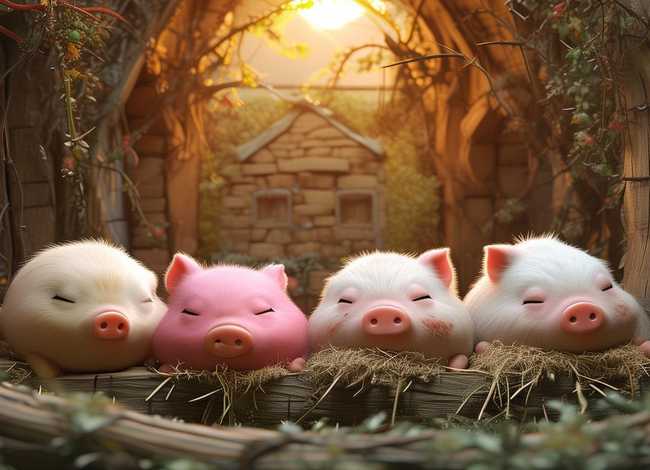 三只小猪 故事；三只小猪故事完整 睡前故事