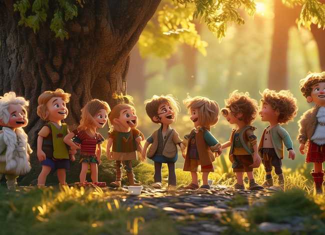 《十兄弟》故事儿童，少儿故事十兄弟