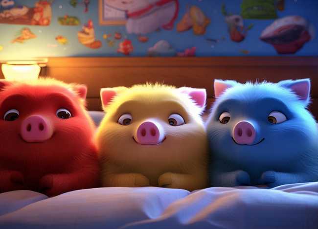 儿童睡前小故事100字三只小猪 睡前100个小故事三只小猪