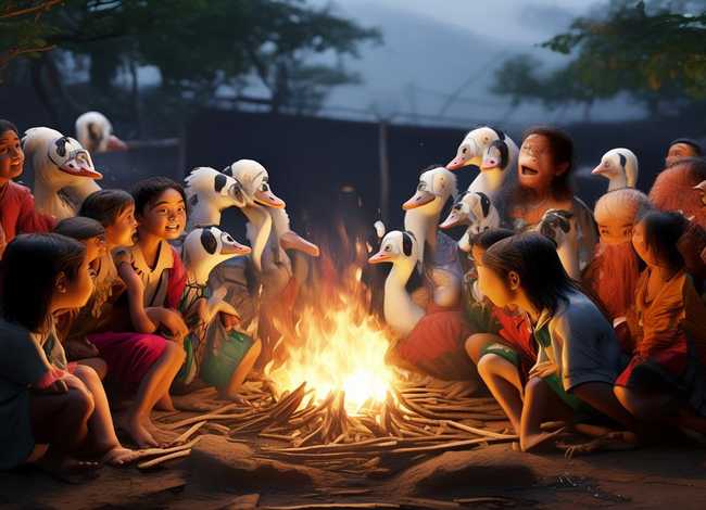 鹅鹅鹅的故事表演（鹅鹅的视频和故事）