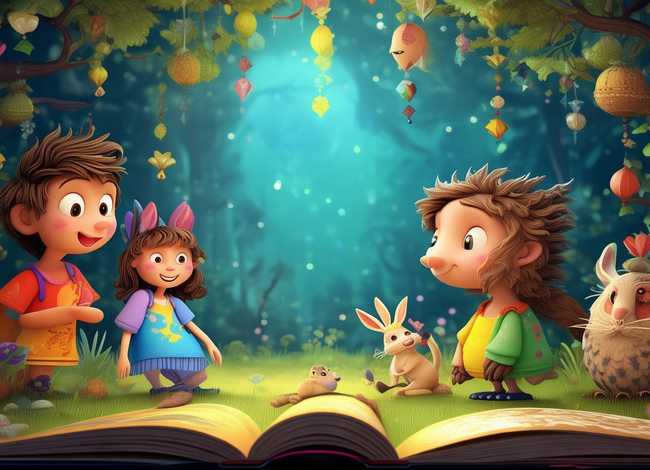 儿童故事绘本画画；儿童故事绘本创意画
