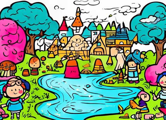 儿童游戏故事简笔画、幼儿游戏故事简笔画