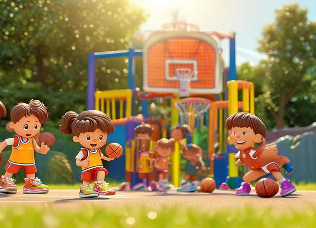 儿童篮球启蒙故事 - 幼儿篮球绘本故事