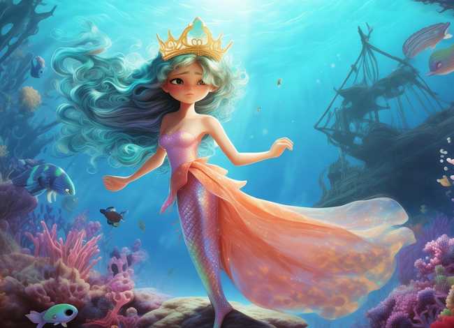 美人鱼小公主故事 - 猫小帅故事美人鱼公主
