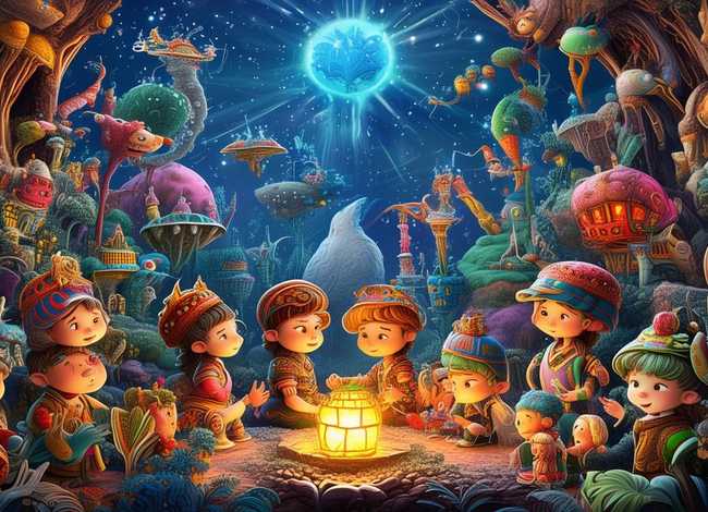 三百六十夜儿童故事、三百六十五夜故事动画片