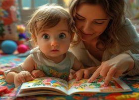 妈妈给我讲故事儿童画 - 妈妈给我讲故事画画