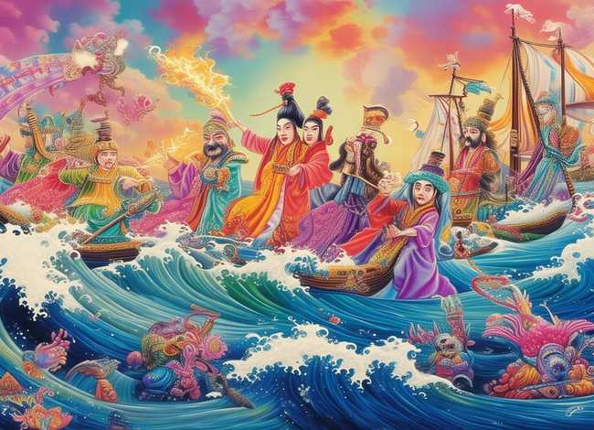 八仙过海儿童故事在线听 - 八仙过海绘本故事在线听