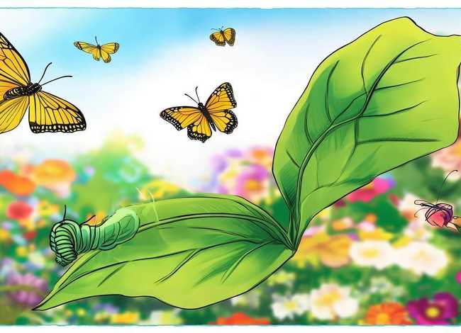 毛毛虫变成蝴蝶的过程 毛毛虫变成蝴蝶的过程二年级 毛毛虫变成蝴蝶的过程 毛毛虫变成蝴蝶的过程二年级