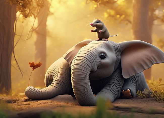 幼儿故事小老鼠吃大象简短200字 幼儿故事小老鼠吃大象简短200字怎么写