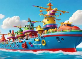 儿童故事航空母舰、航空母舰儿童版