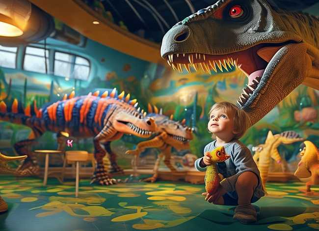 儿童故事恐龙博物馆，恐龙博物馆的故事