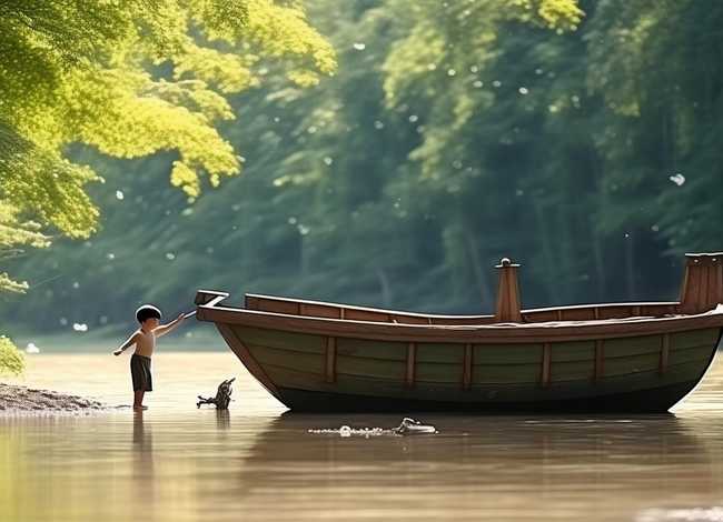 刻舟求剑儿童故事完整版电子版，刻舟求剑少儿故事