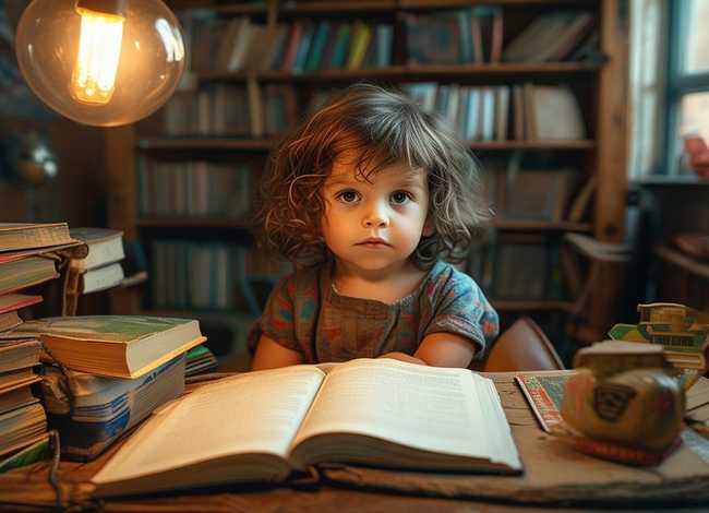 儿童发奋学习的故事、小孩勤奋好学的故事