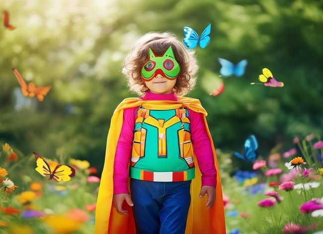 儿童超人、儿童超人环保服装制作