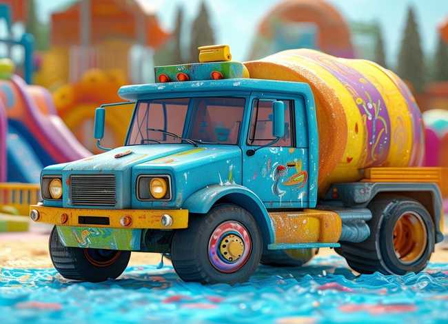 儿童故事混凝土搅拌车 混凝土搅拌车故事在线听