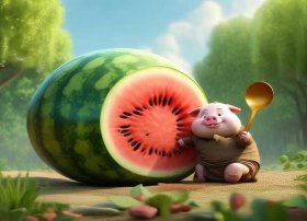 猪八戒吃西瓜的故事 猪八戒吃西瓜的故事说明了什么道理