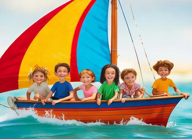 帆船儿童科普动画 - 帆船儿童科普动画图片