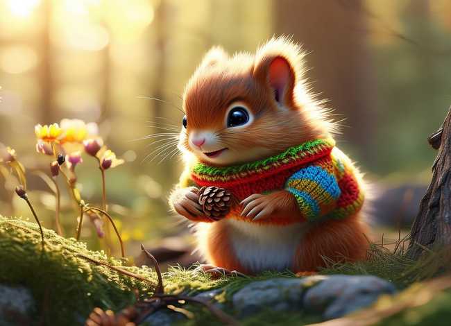 松鼠儿童早教故事（松鼠宝宝的故事）