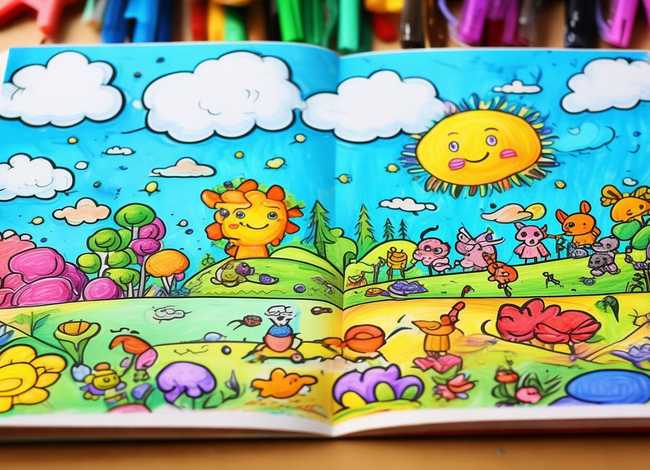幼儿绘画本制作故事书；幼儿绘画本制作故事书图片