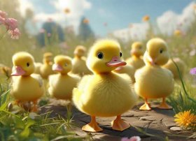 小鸭子找妈妈儿童故事；幼儿故事小鸭子找妈妈