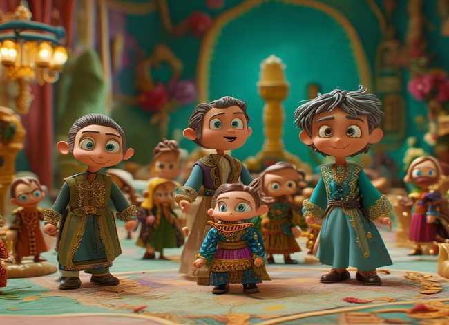 三百六十五夜故事动画片；三百六十五夜故事动画片 变小