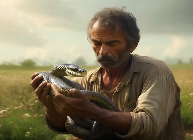 农夫与蛇的故事 原文；农夫与蛇的故事 原文图片