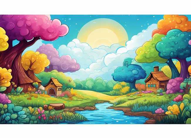 儿童故事背景免费模板 幼儿故事背景视频