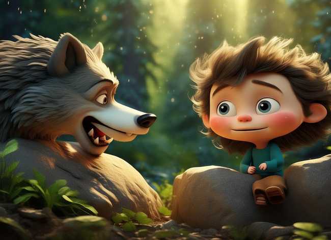 儿童大灰狼故事3-6岁；小儿故事大灰狼的故事