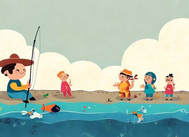 儿童绘本渔夫的故事 - 渔夫的故事幼儿园教案